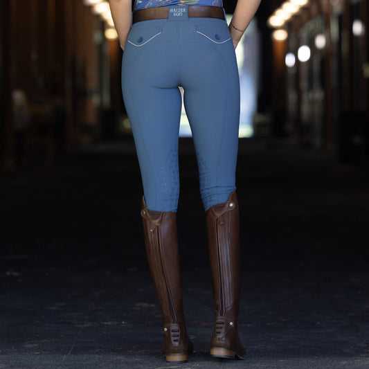 Halter Ego® Evolution Knee Patch Breeches - Carolina Blue