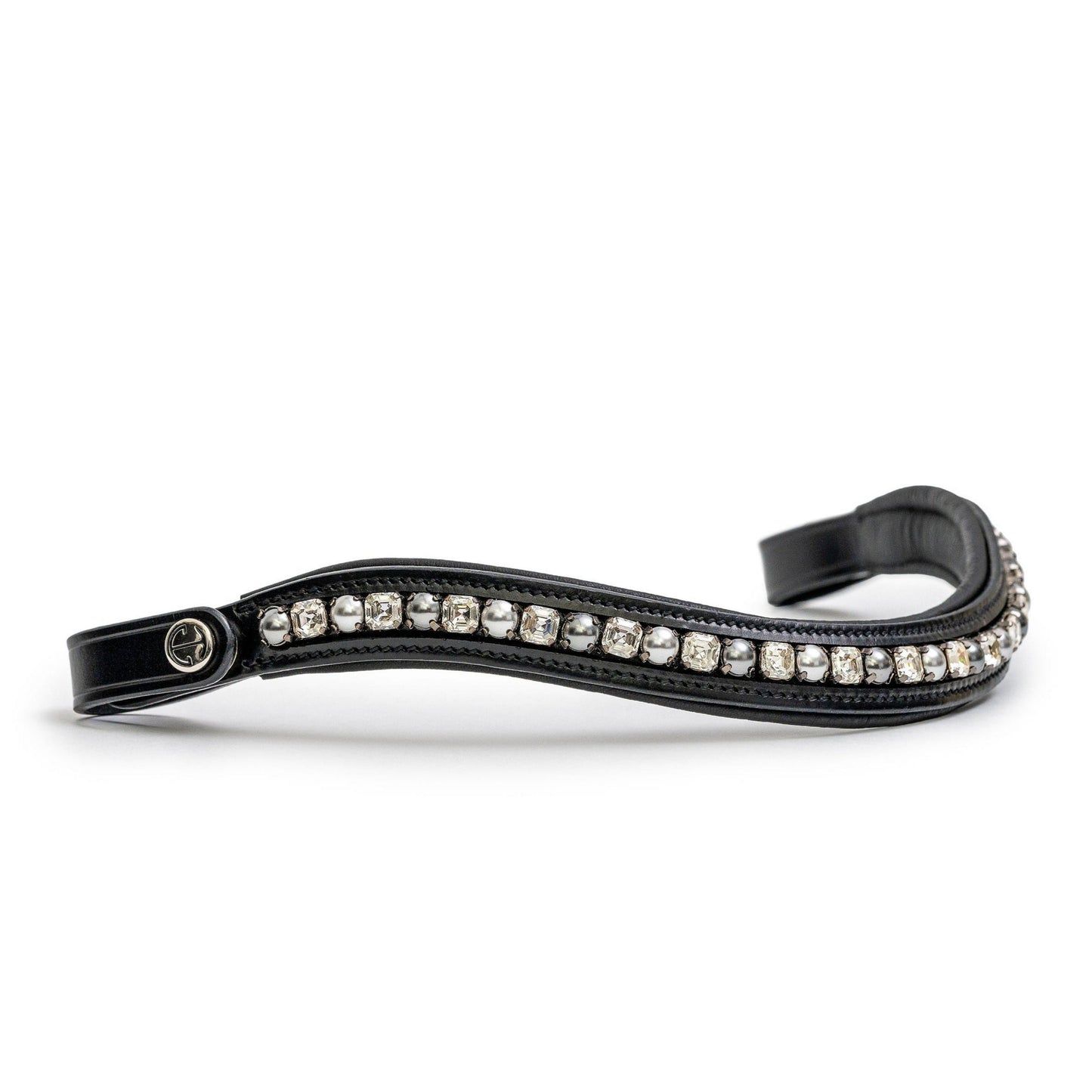 Brixton Non-Patent Black Leather Double Bridle - UPDATED DESIGN