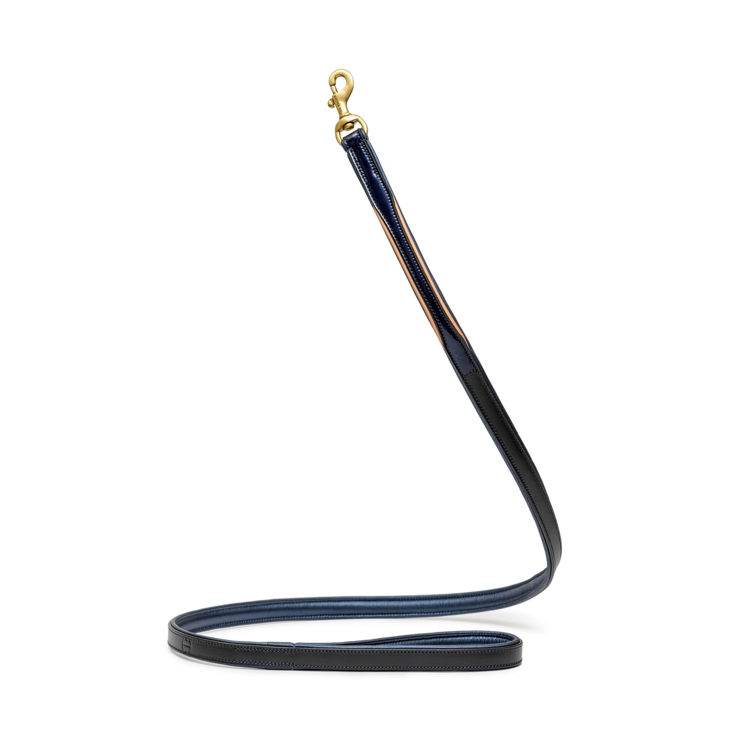 Halter Ego - Revolution Blue Patent Leather Dog Leash