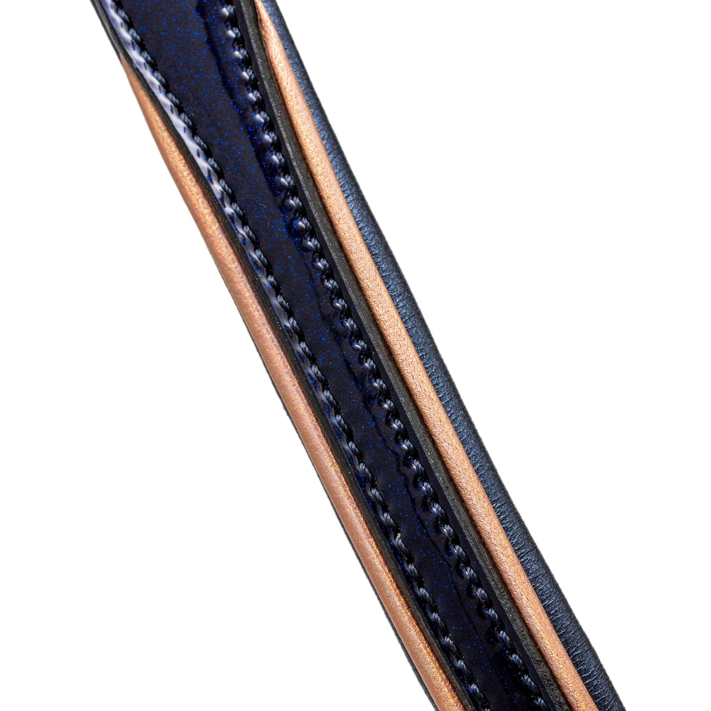 Halter Ego - Revolution Blue Patent Leather Dog Leash