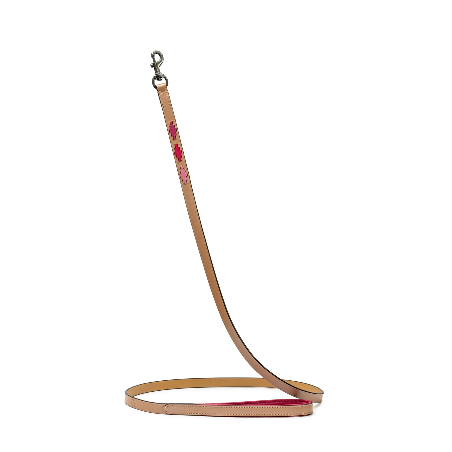 Halter Ego - Rosé Lumière Leather Dog Leash