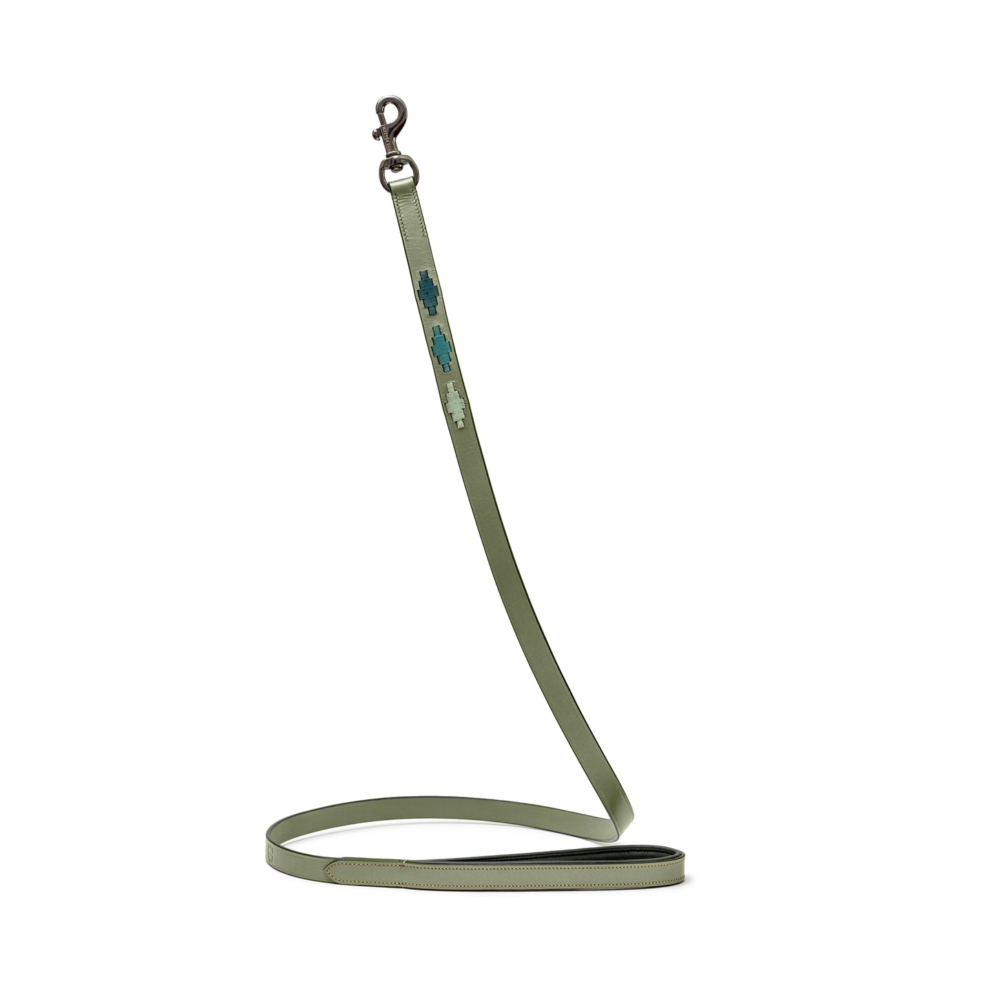 Halter Ego - Sea Glass Leather Dog Leash