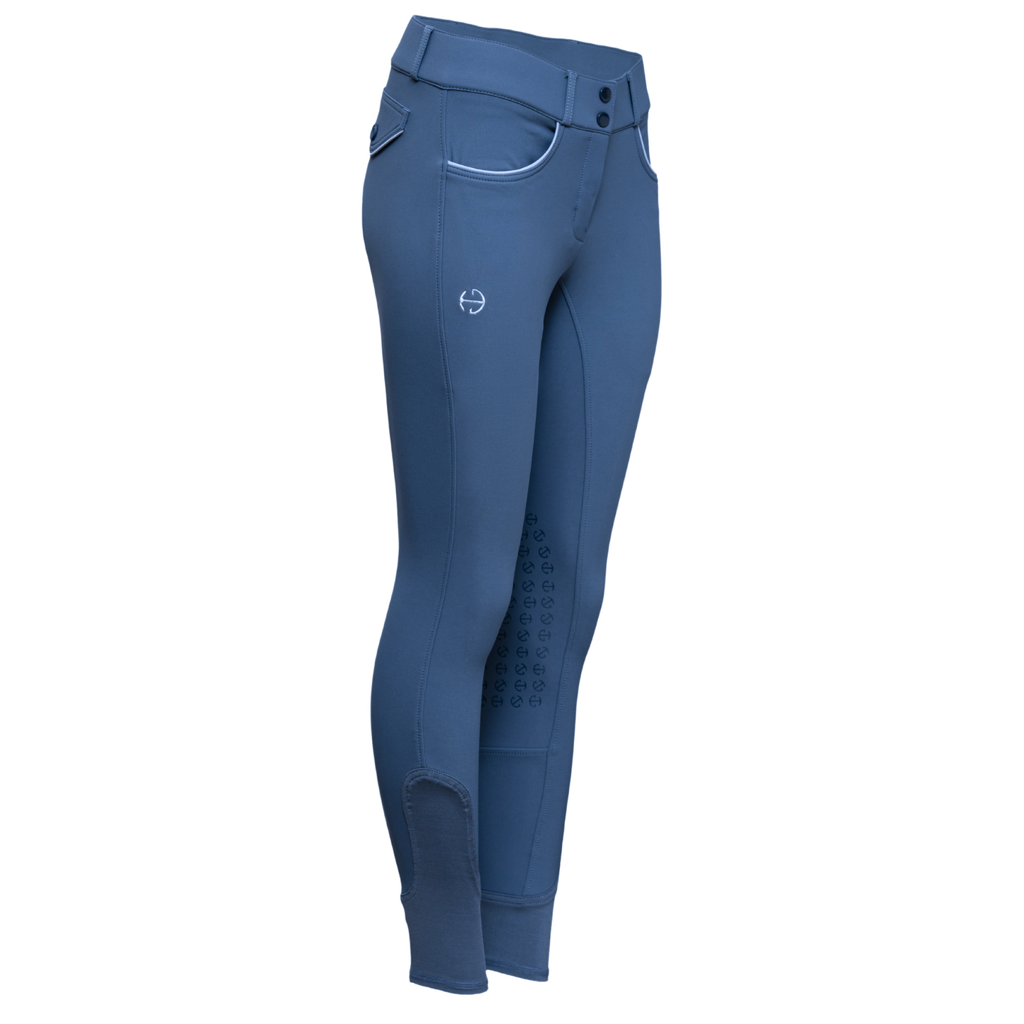 Halter Ego® Evolution Knee Patch Breeches - Carolina Blue