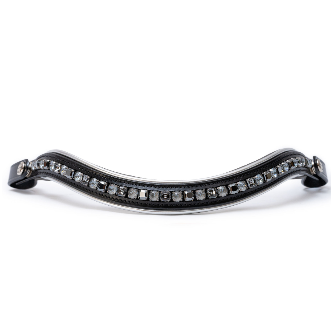 Halter Ego® The Eiffel Tower Black Leather Snaffle Bridle