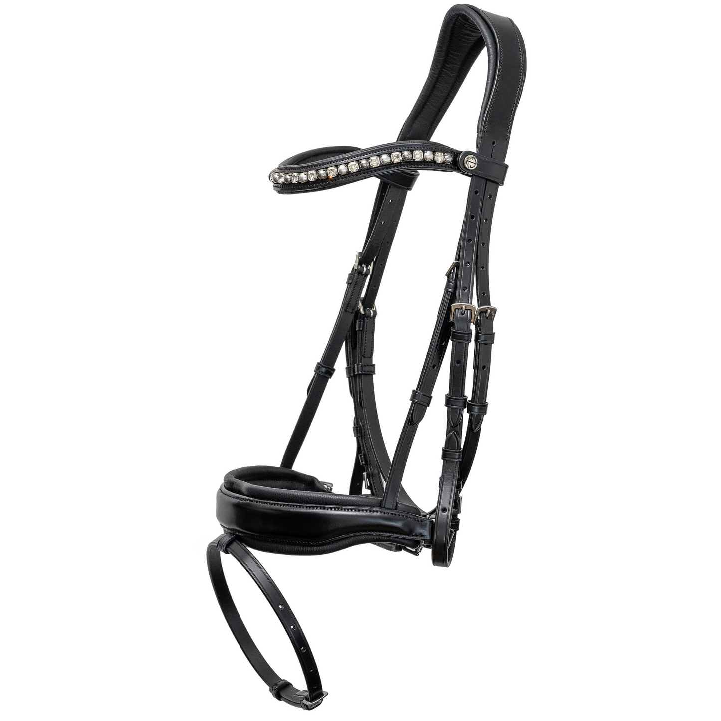 Halter Ego® The Brixton Snaffle Bridle - Black Leather Anatomical Snaffle Bridle