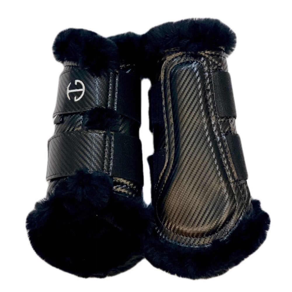 Halter Ego® Carbon Tech Collection Brushing Boots - Black