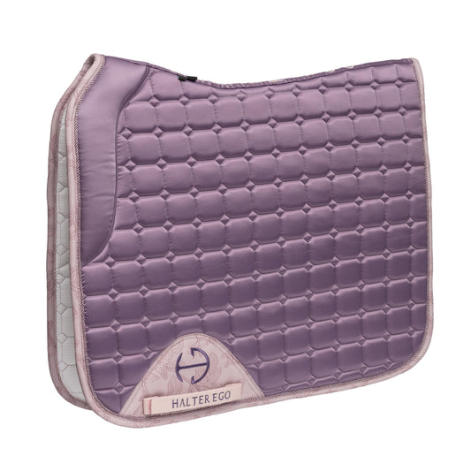 Halter Ego - Romance Collection Satin Classic Dressage Saddle Pad (Cob) - Orchid Mist