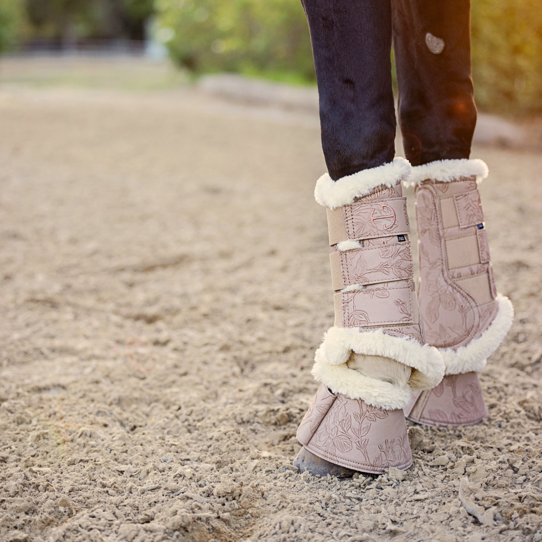 Halter Ego® Romance Collection Bell Boots - Champagne